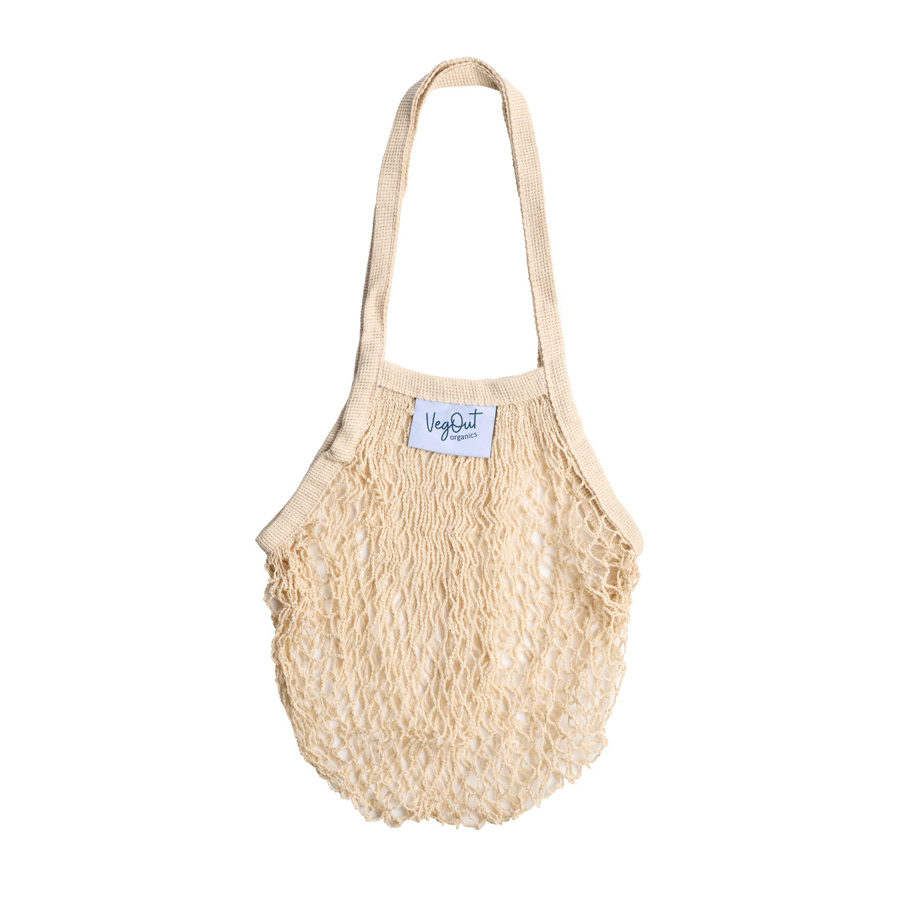 Crochet Shopping Bag Tote Ivory